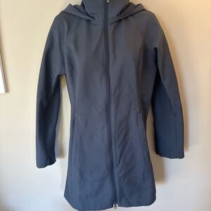 Columbia Women's Hooded Coat in Blue Gray Water Resistant